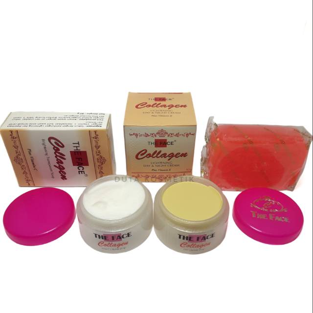 PAKET CREAM THE FACE COLLAGEN DAN SABUN BPOM