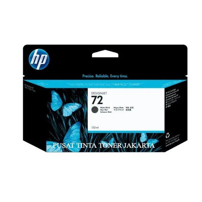 Tinta HP 72 MatteBlack 130ml = HP Designjet T610, T620, T790, T2300