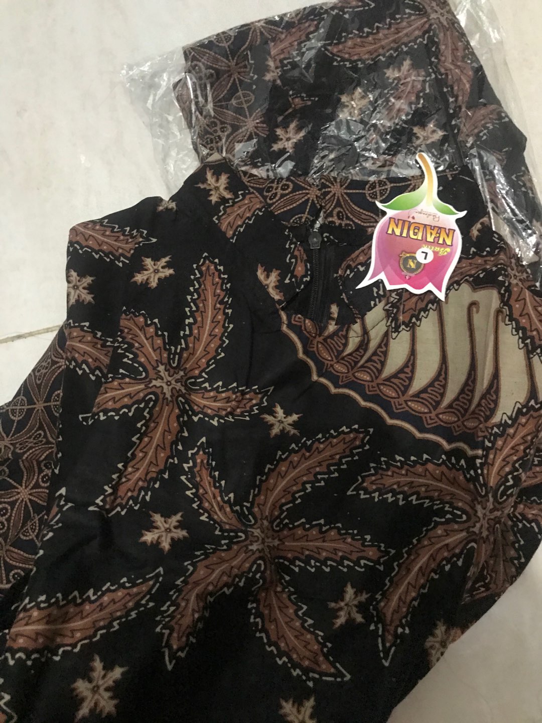 Batik Couple Tunic Serut Palem Lawasan Katun Modern Sarimbit Pria Wanita Premium Jumbo