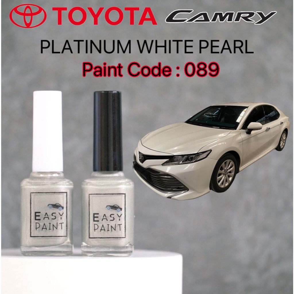 Cat Oles Platinum White Pearl 089 Toyota Camry Putih Mutiara Metalic