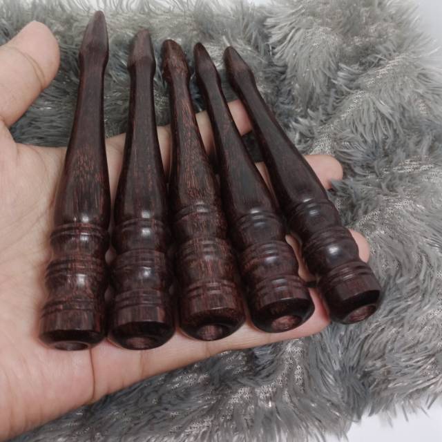 Pipa galih asem ukir bubut