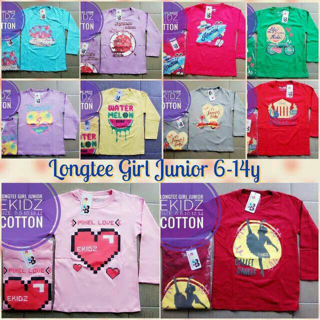 grosir kaos ekidz/longteegril ekidz/grosir kaos murah