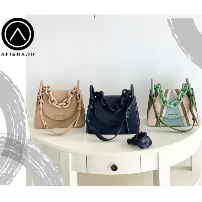 TAS WANITA CK CHUNKY CHAIN LINK SHOULDER CHARLES KEITH