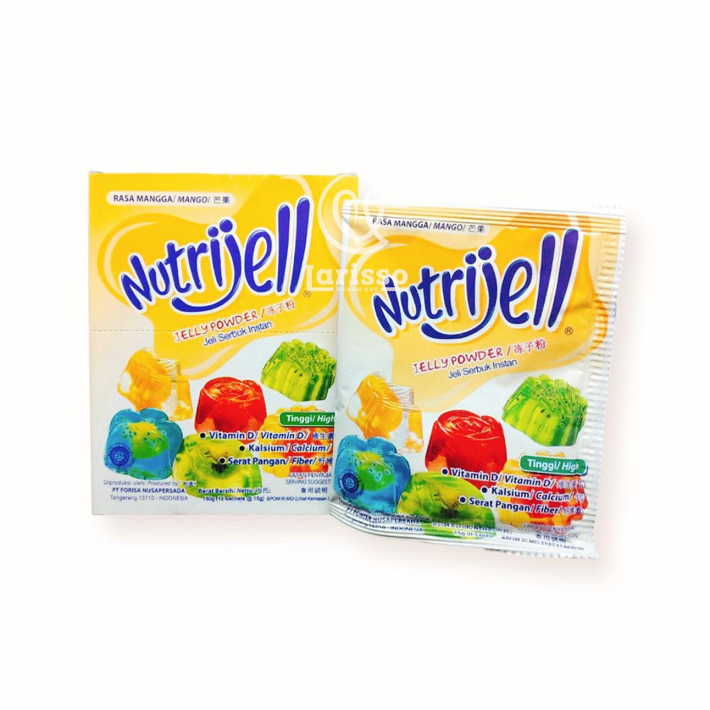 

NUTRIJELL JELLY POWDER JELI SERBUK INSTAN 15GR MANGGA