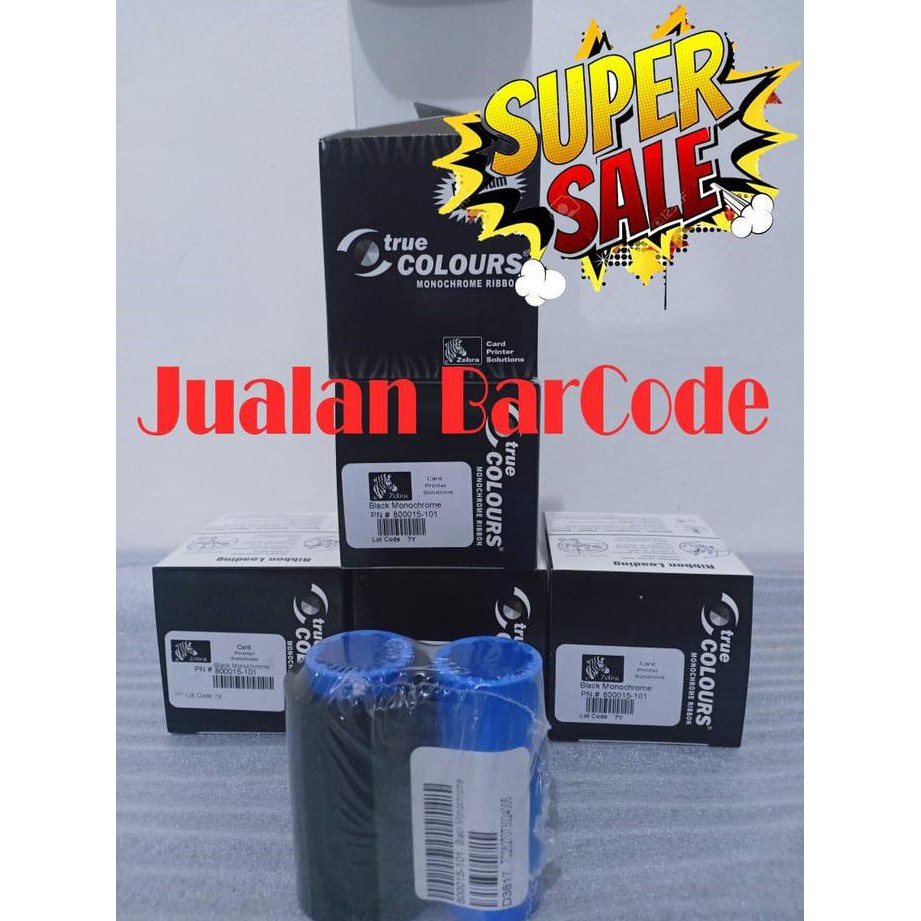

BARANG BARU RIBBON BLACK ZEBRA ID CARD | PRINTER KARTU P330i