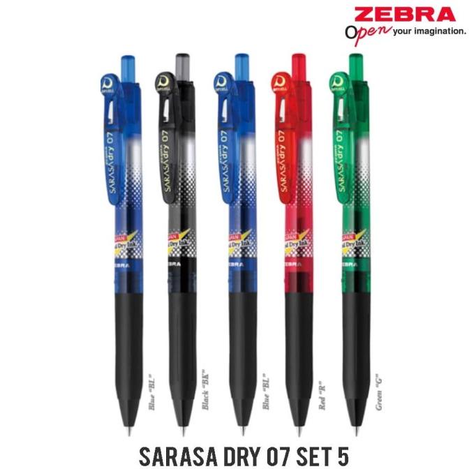 

ZEBRA SARASA DRY 07 SET 5