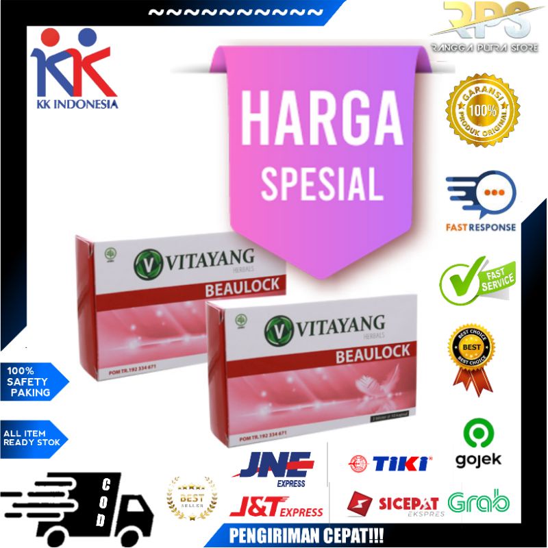 Vitayang Beaulock KK Indonesian Kembalikan kekencangan Kulit Secara Alami Astaxanthin ORIGINAL