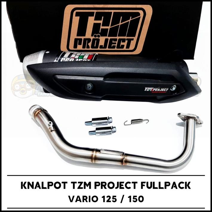 Knalpot Standar Racing Tzm Project Vario 125 150 Led Old New