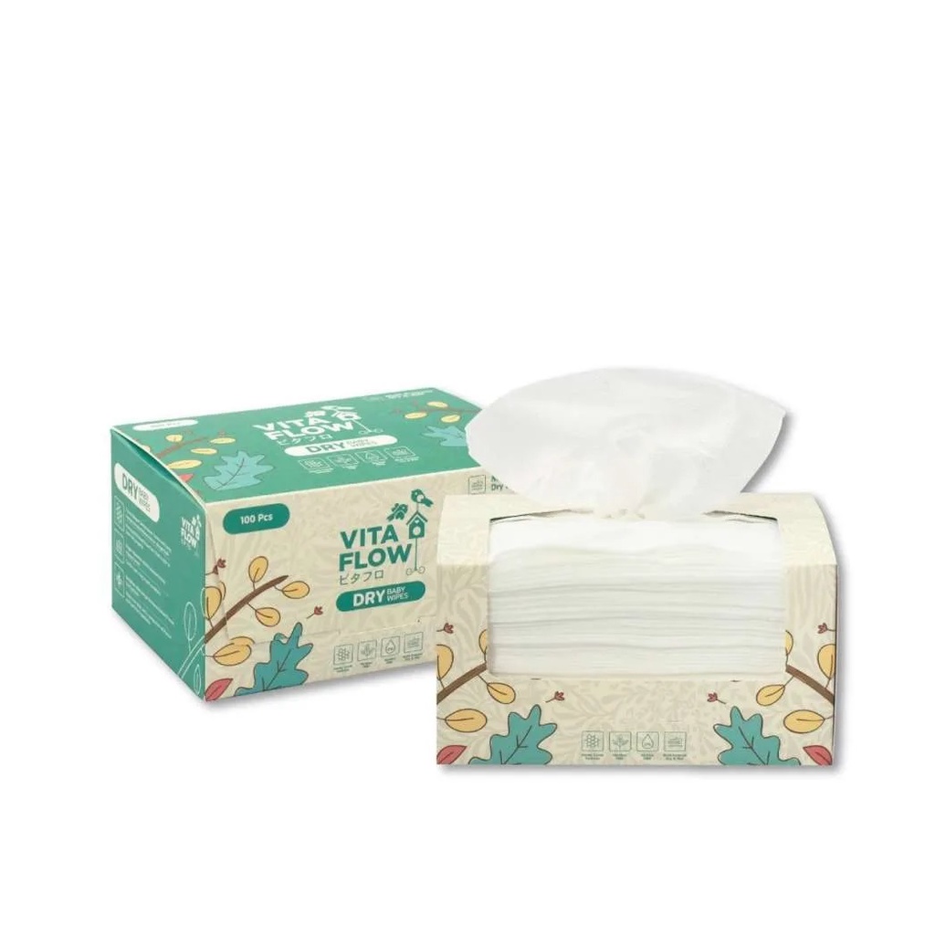 BABY WIPES  VITA FLOW 100PCS bisa buat pelapis masker