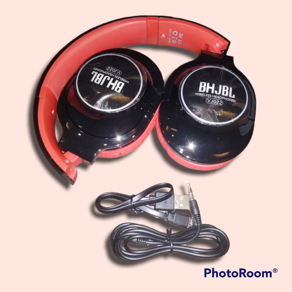 HEADPHONE/HEADSET BANDO BLUETOOTH VJ 022 KUALITAS BAGUS