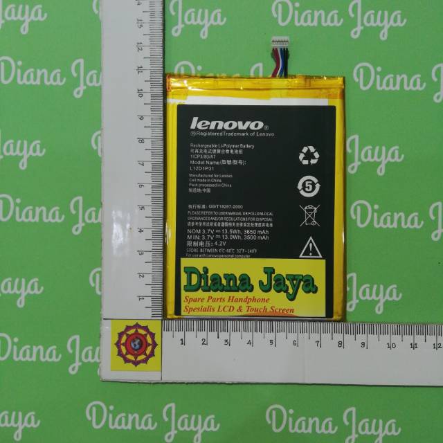 Baterai Tablet 7 Inc Lenovo A5000 / Lenovo A3300 / Lenovo A3000 / Lenovo A1000 / L12D1P31
