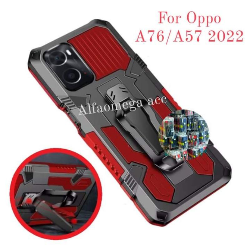 HardCase Oppo A76 / Oppo A57 2022 Case Robot Original Anti Pecah