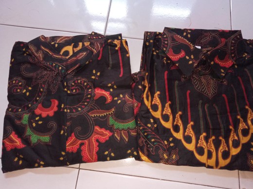 Batik Couple Keluarga Sania Ruffle Ori Ndoro Jowi Dnt Motif  Jaring& Bunga Termurah Shopee