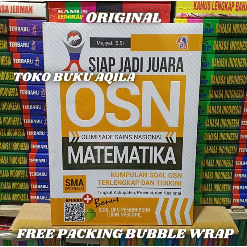 BEST SELLER Buku SOAL OSN SMA PUSTAKA BARU PRESS MATEMATIKA FISIKA KIMIA BIOLOGI EKONOMI GEOGRAFI AKUNTANSI KOMPUTER KEBUMIAN-OSN MTK SMA
