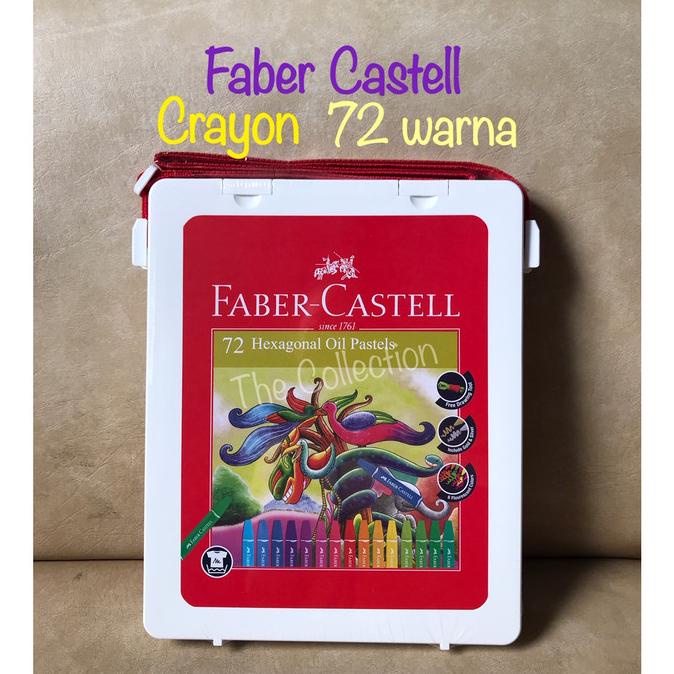

ATK695FC 72 warna crayon Faber Castell Hexagonal Oil Pastel color asli ---READY---