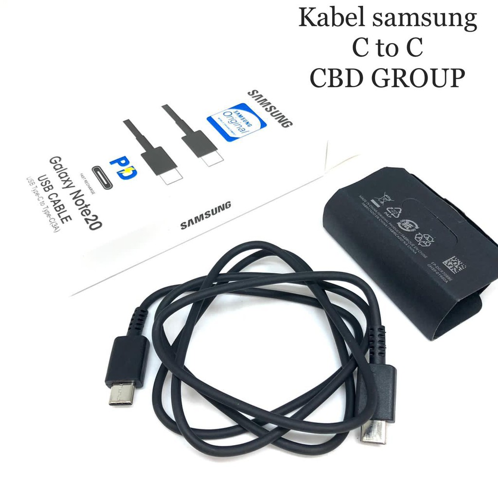 Kabel Data Samsung S20ULTRA/S21ULTRA TYPE-C TO TYPE-C Fast Charging ORI USB-C TO Type-C FAST PD