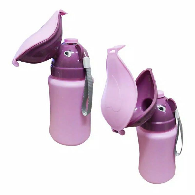 Potty Travel Toilet Bottle Tempat Pipis Anak Cewek Cowok Wadah Urinal Portable Botol Pispot Urin Travel Potty Training Kids