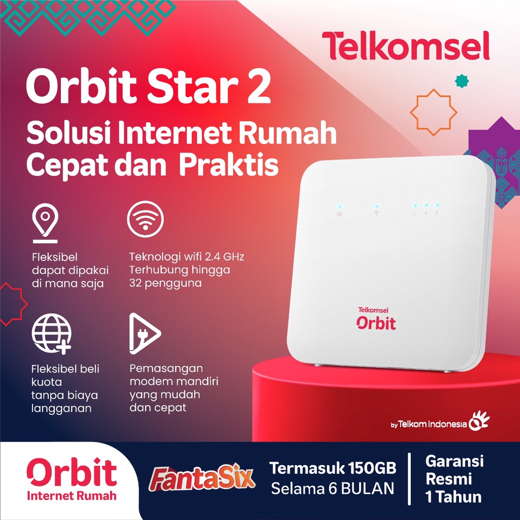 Terlaris Telkomsel Orbit Star 2 Modem Wifi 4G High Speed Unlimited