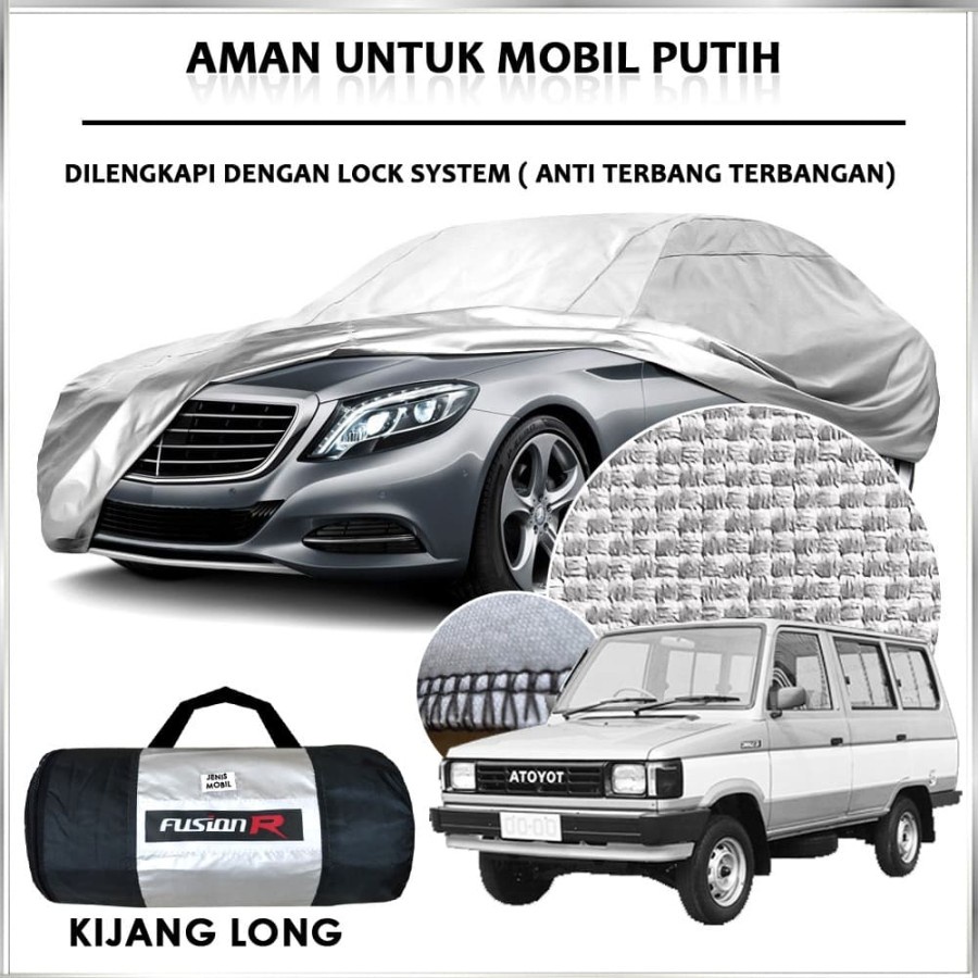 Cover Mobil PUTIH KIJANG LONG FUSION R Waterproof