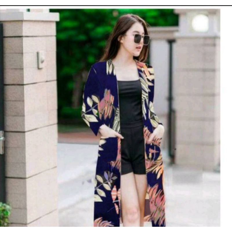 LONG CARDIGAN TUNIK KOREA