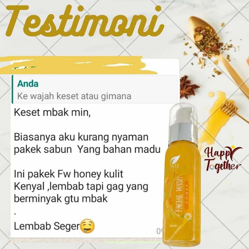 FACIAL WASH BULUS SR12 100ml SABUN CAIR PEMBERSIH WAJAH KULIT NORMAL FLEK HITAM JERAWAT KOMEDO