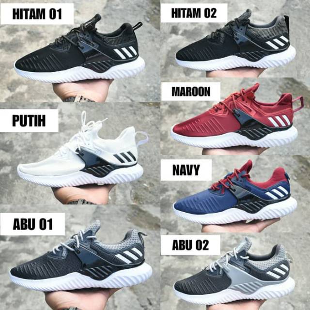 Sepatu Sport Running Pria Adidas Alphabounce Beyond 2 Grade Ori