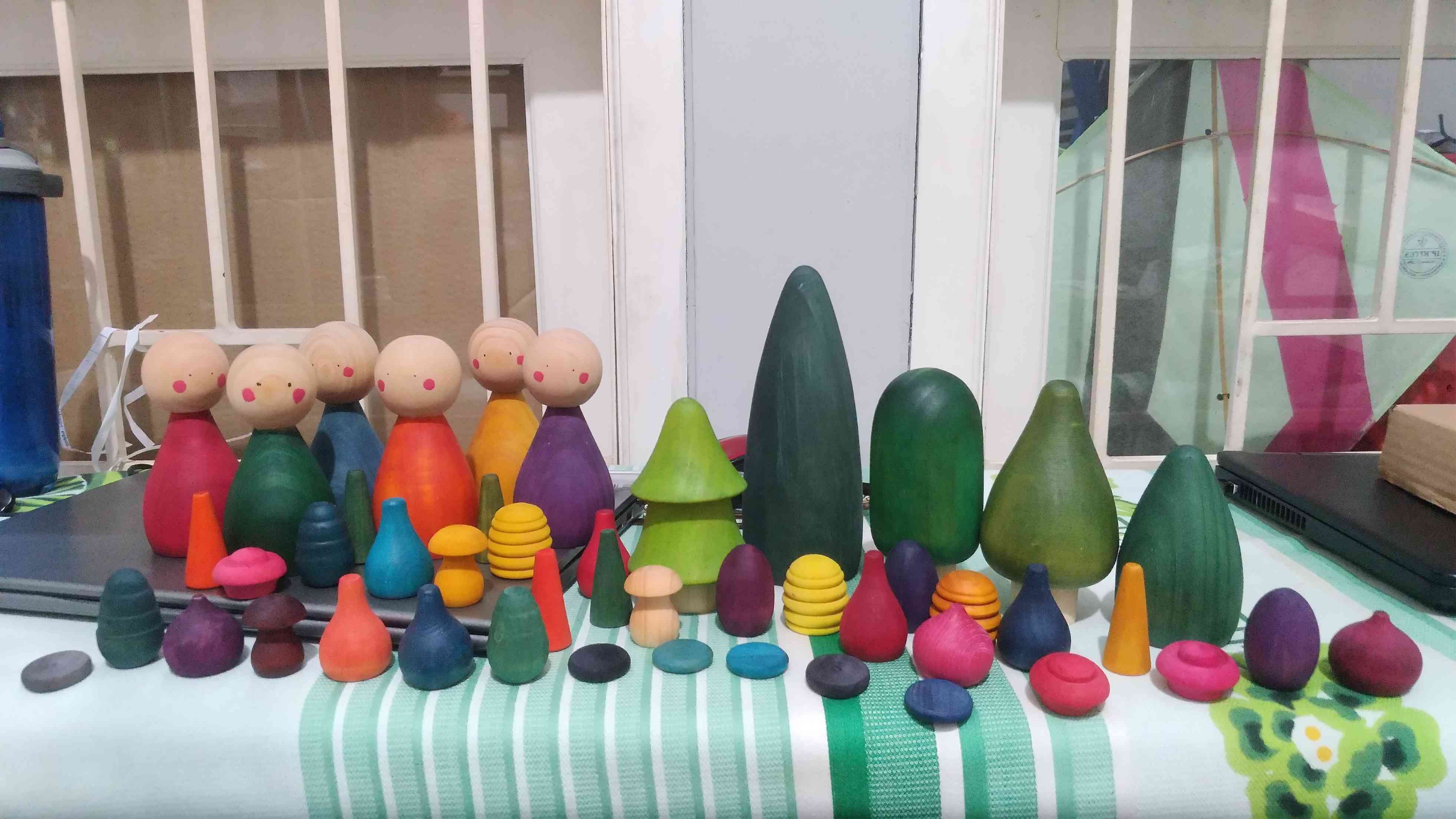 Littlemonq Spring Forest Set / Pohon Kayu Spring