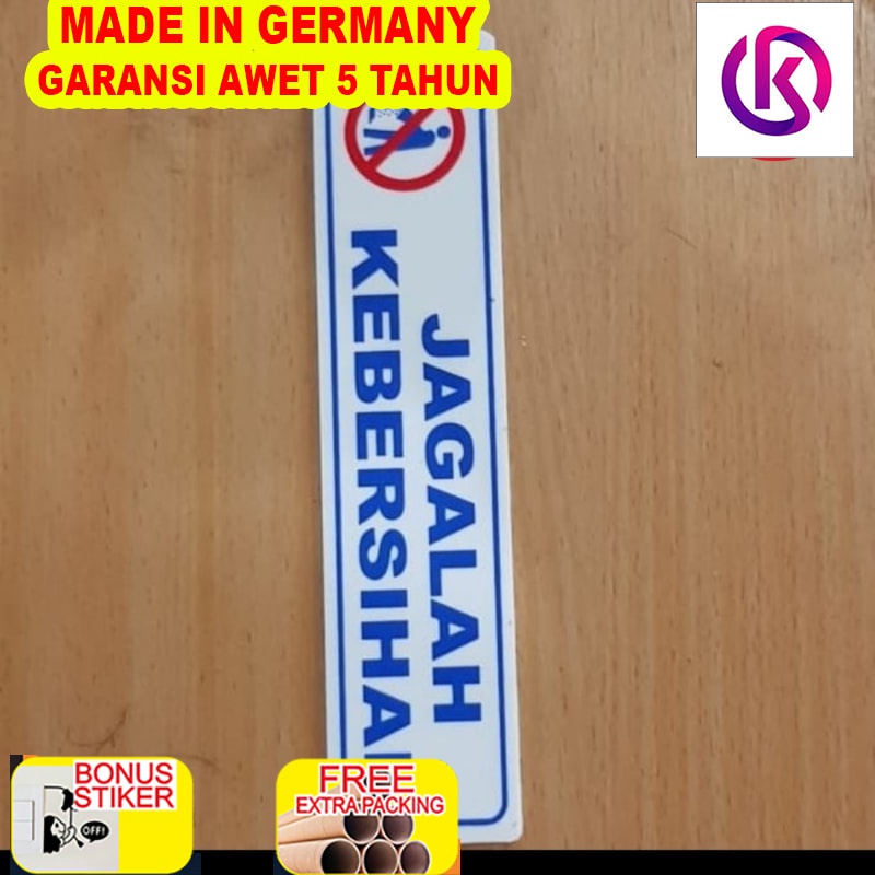 

Grosir Acrylic JAGALAH KEBERSIHAN (195x45cm)