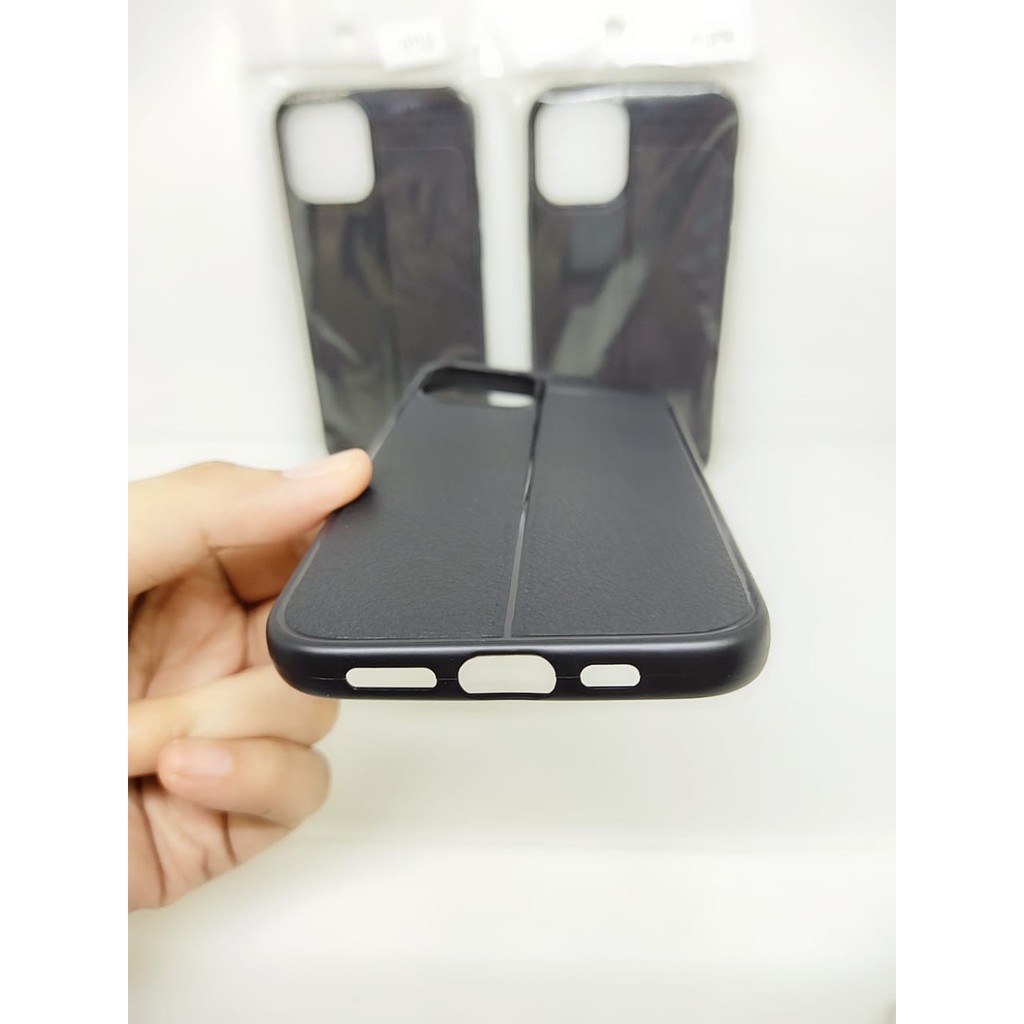 AutoFokus iPhone 12 12 Pro 6.1 inchi Leather Soft Case AUTOFOCUS Motif Kulit Jeruk