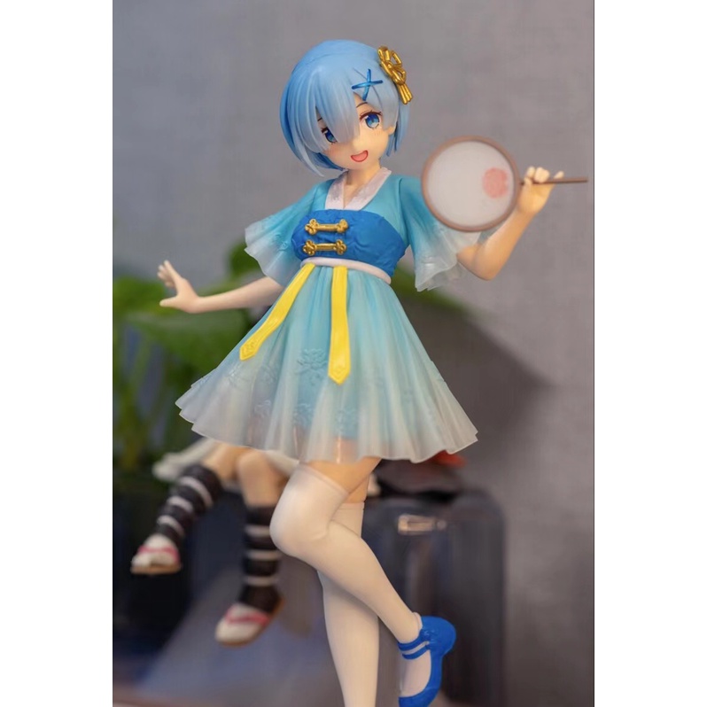 Action Figure Rem Re: Life In A Different World From Zero National Dress Bahan PVC Ukuran 22cm Untuk Koleksi