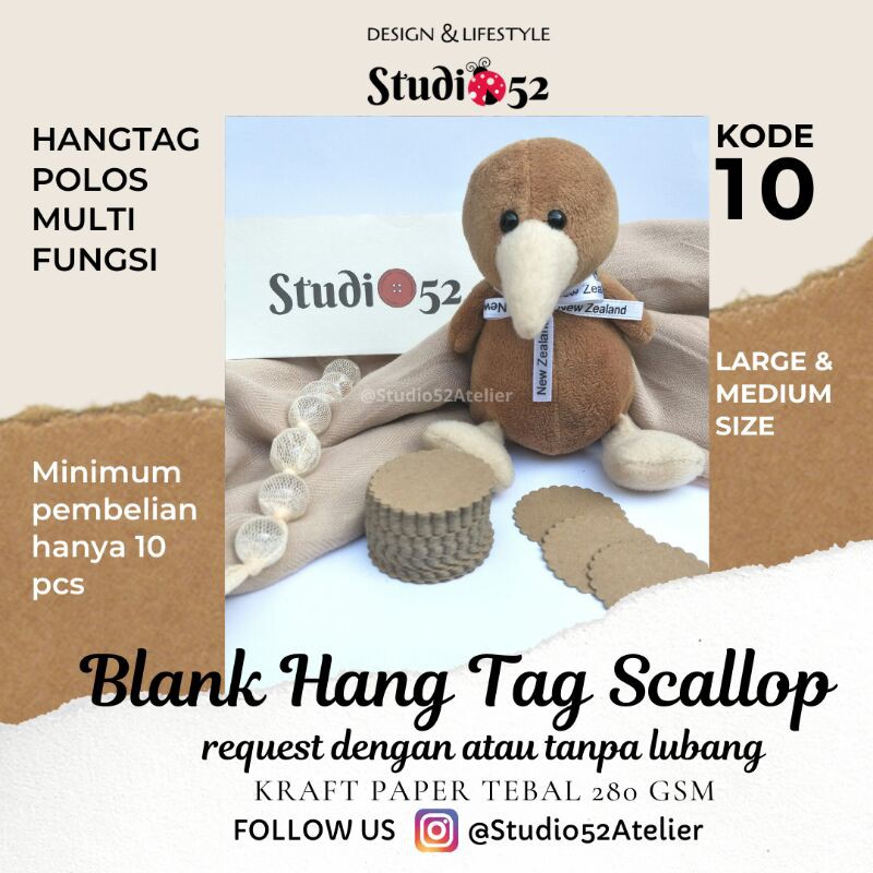 

Hang Tag Polos Scallop Aesthetic Kode 10