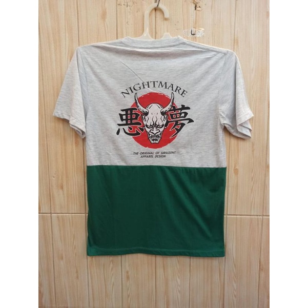 KAOS TSHIRT NIGHTMARE TERBARU 2 WARNA PRIA WANITA ANAK ALL SIZE L