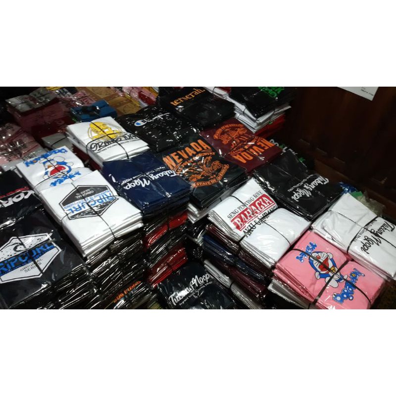 KAOS GROSIR | KAOS DISTRO MURAH| PAKET USAHA|KAOS MURAH| ISI 60 PCS KAOS