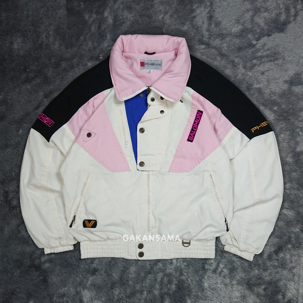 Jaket Vintage Crop Racing Phenix x Salomon