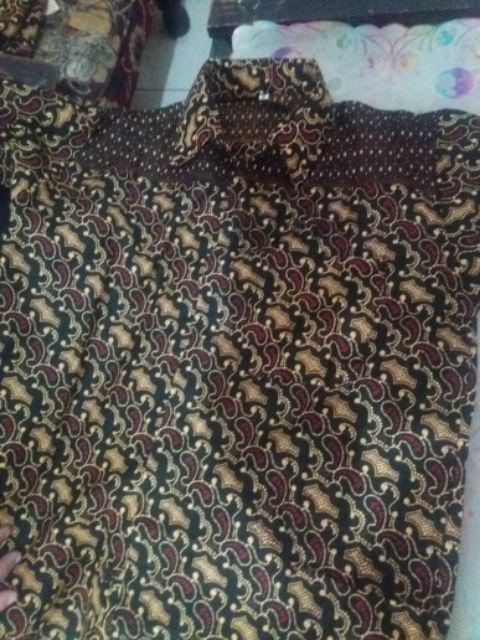 Cople Atasan Baju Batik Wanita Abg Blues Lonceng Exclusive Pekalongan