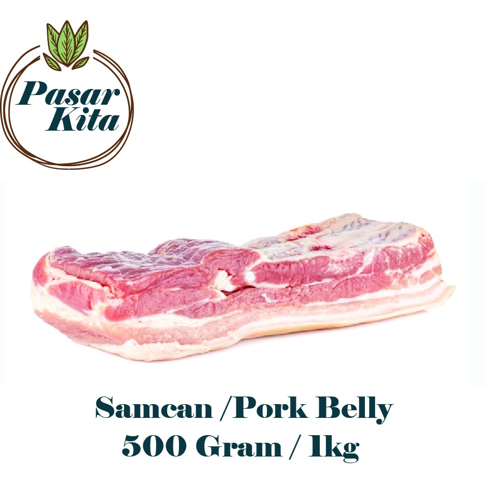 

Samcan / Pork Belly / Daging Babi 5 Lapis olahan Siobak Rica Rica dll berat 1kg