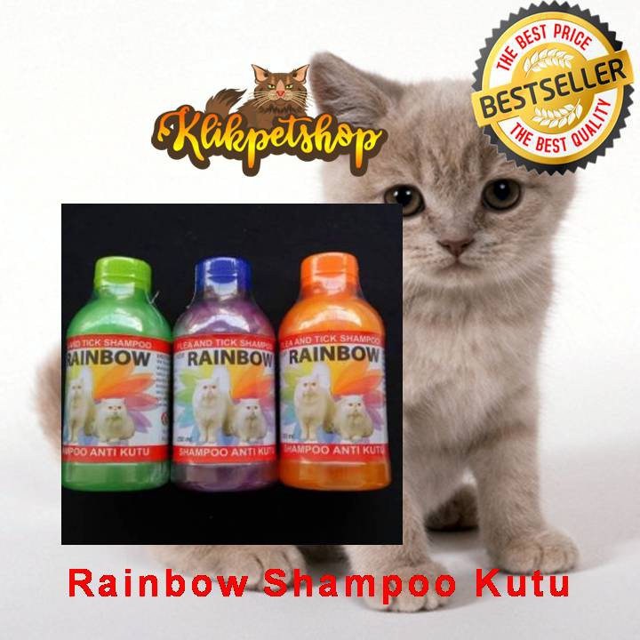 RAINBOW CAT/ Rainbow SHAMPOO ANTI KUTU KUCING