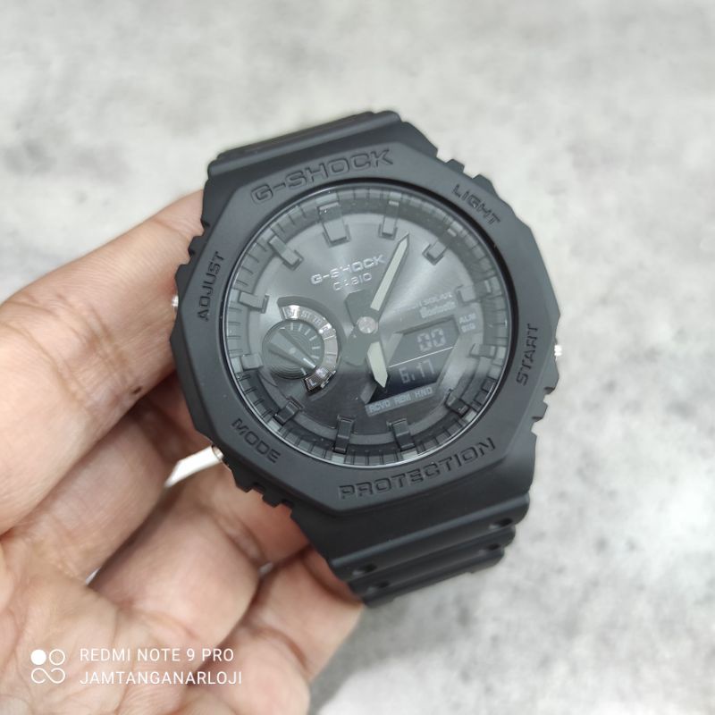 JAM TANGAN PRIA G-SHOCK GA-B2100-1A1 NEW GA B2100 CARBON CORE ORI