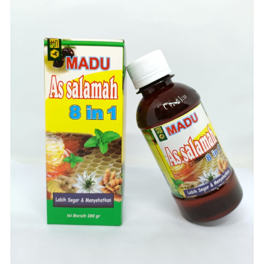 

Madu As Salamah 8 in 1 Plus Propolis dan Habbatussauda 280gr