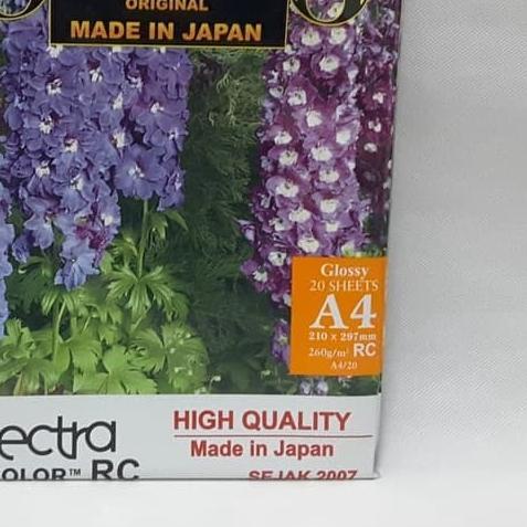 

✮ kertas foto paper glossy 260 gram spectra ◌