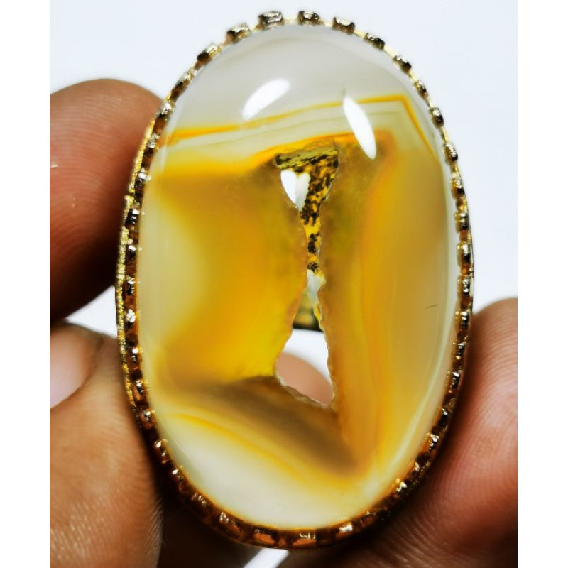 Batu akik combong asli natural