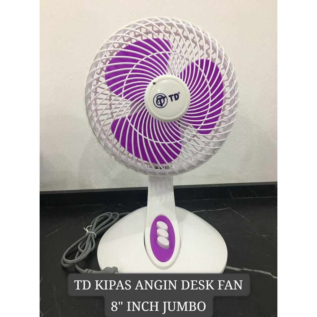 TD KIPAS ANGIN MEJA DESK FAN 8 inch/10 inch/12 inch/16 inch /WALL FAN DESKFAN DUO 12 INCH