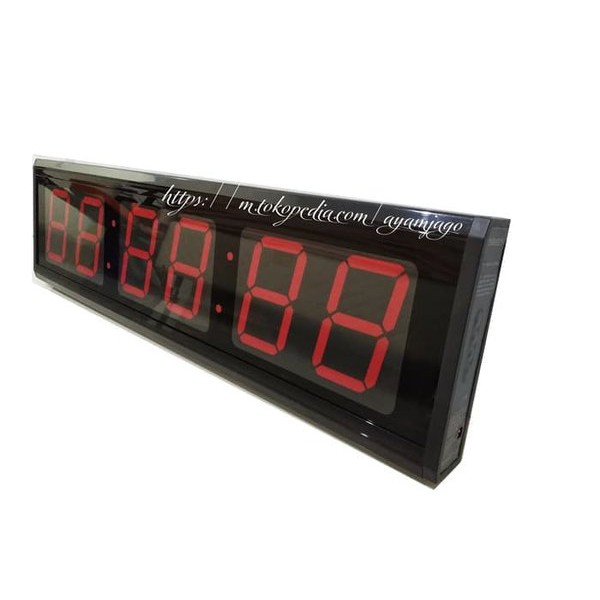 Jam Led Digital Clock &amp; Stopwatch Countdown Countup Timer Temperature