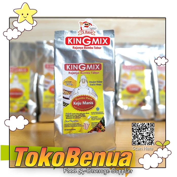 

Instan-Masak-Bumbu- Bumbu Tabur Rasa Keju Manis Kingmix 250Gr -Bumbu-Masak-Instan.