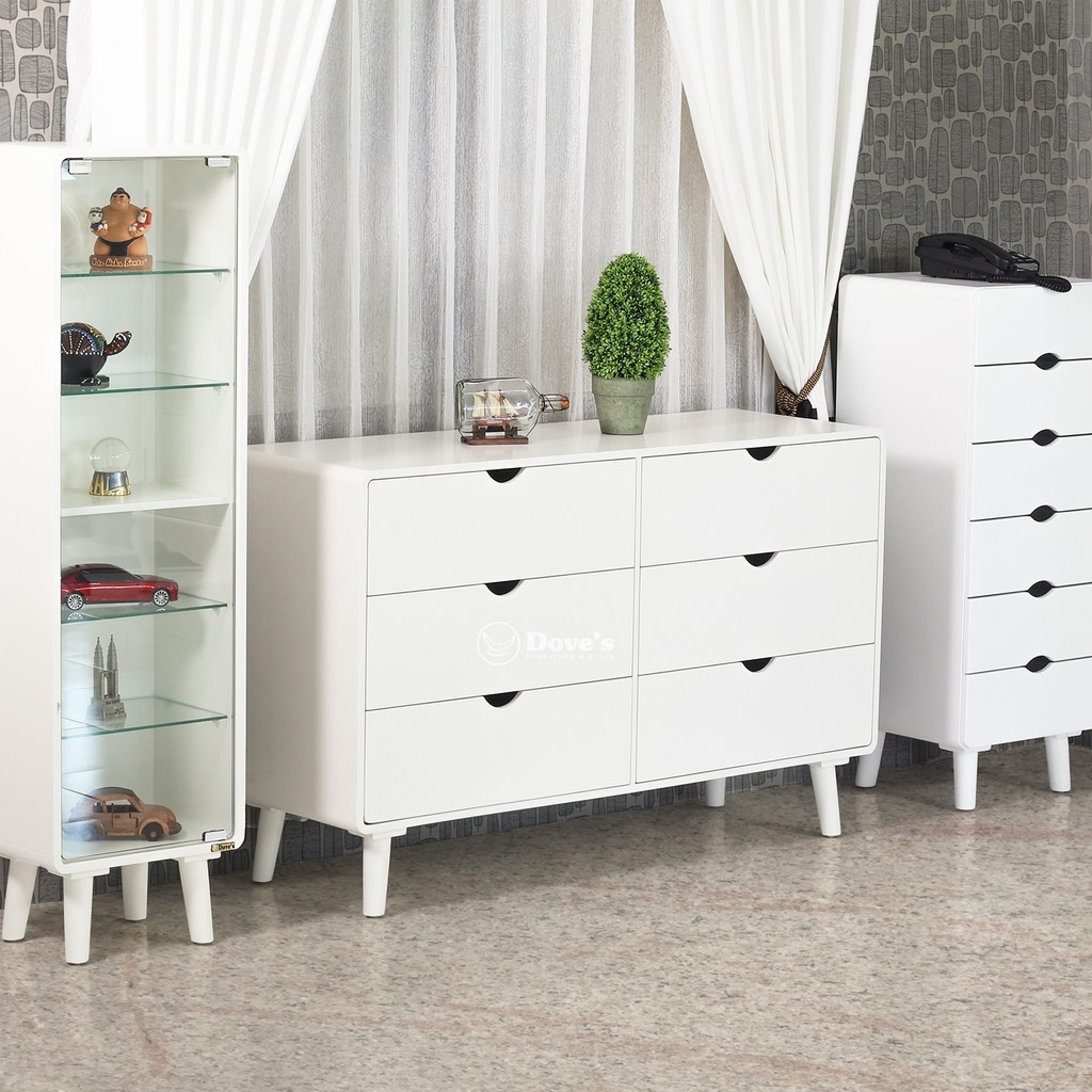  LEMARI  BAJU LIPAT  Chaterina Dresser DOVES FURNITURE 