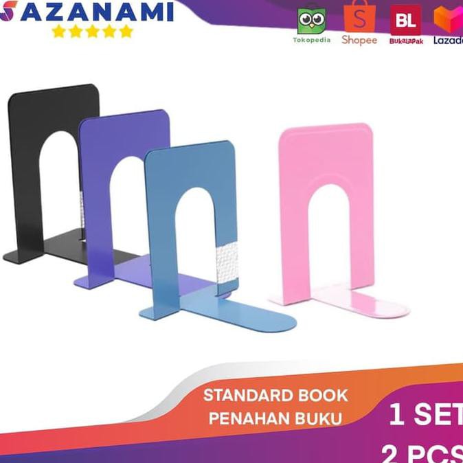 

PROMO PENAHAN BUKU STANDARD BOOK SANDARAN BUKU PEMBATAS BUKU 1 SET 2PCS - PINK AP136