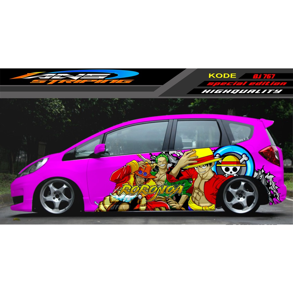 STIKER VARIASI  MOBIL HONDA BRIO AGYA JAZZ AVANZA YARIS / DECAL STICKER MOBIL JAZZ / STIKER MOBIL