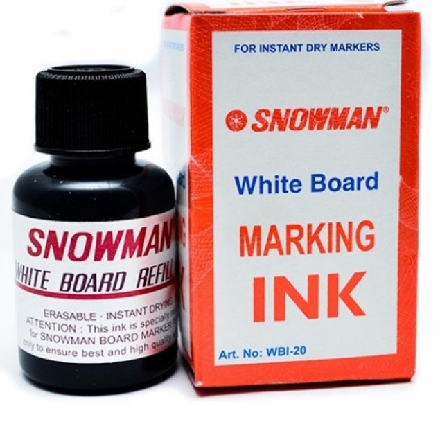 

Hemat Tinta Spidol White Board Snowman / White Board Marking Ink Refill Murah