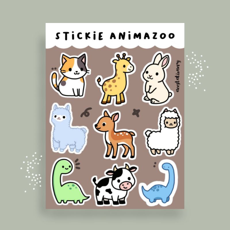 

STICKER CUTE MURAH LEMBARAN