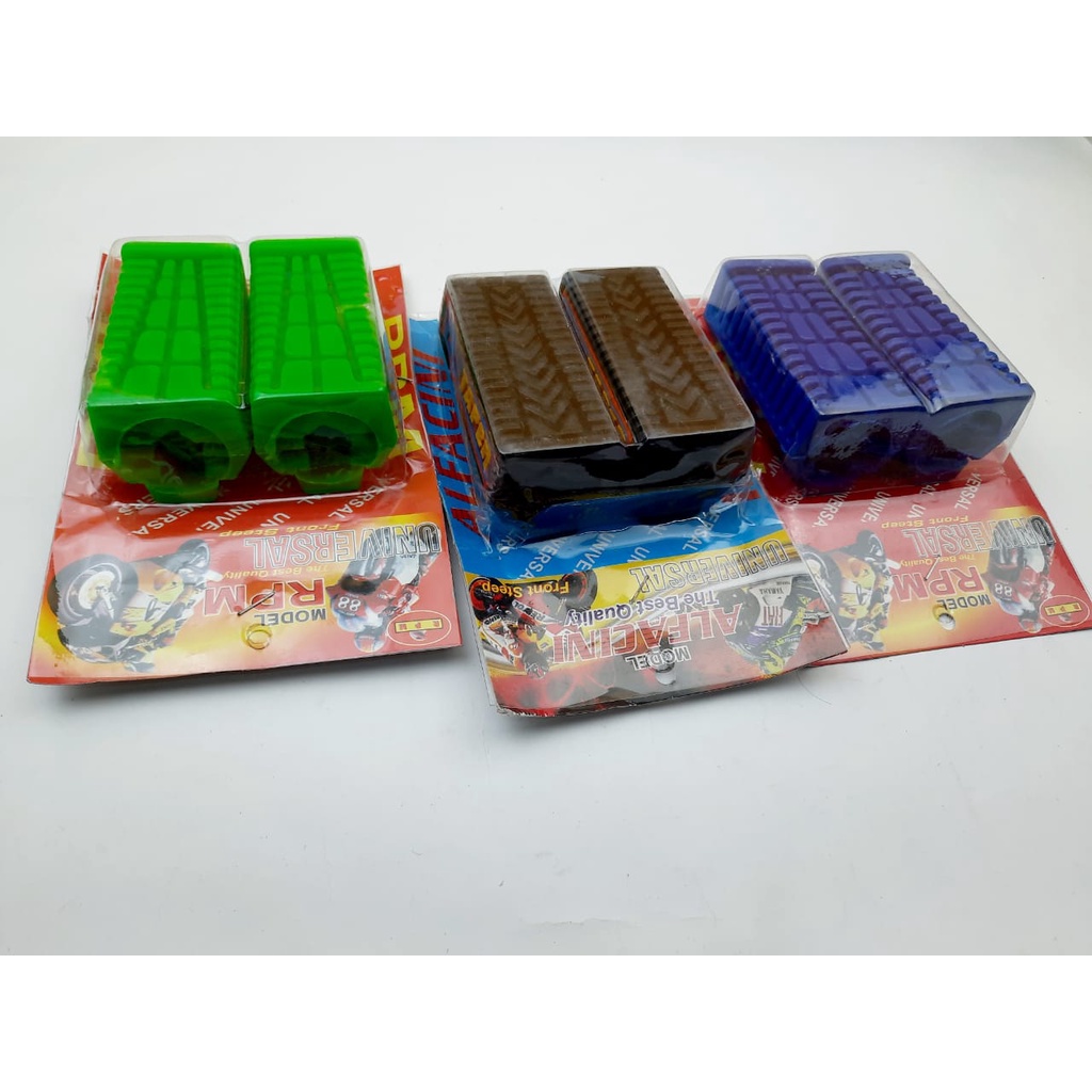KARET Step Depan Motor / Foot Step Depan Motor Variasi Warna - Kuning